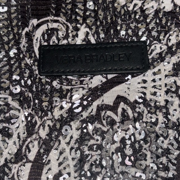 Vera Bradley Black/white Sequined tote bag - Picture 2 of 5